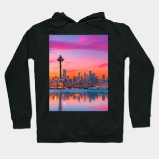 Seattle Sunset Skyline Hoodie